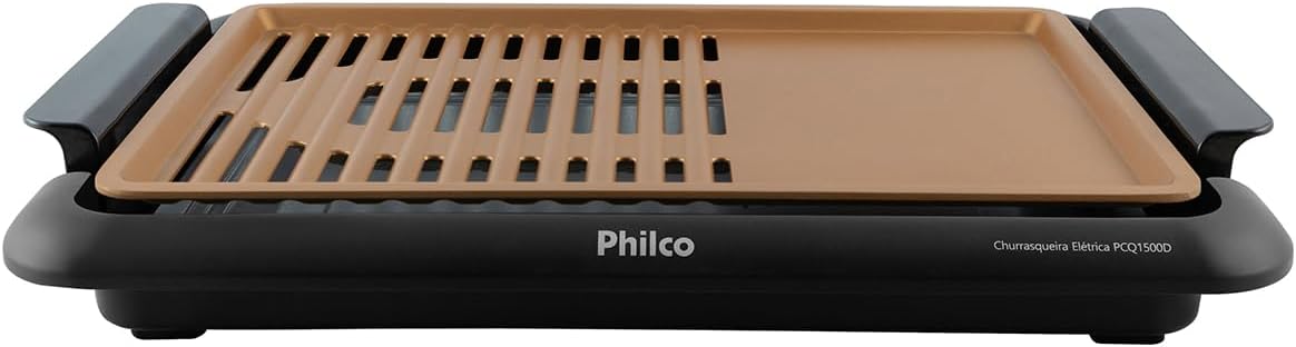 Churrasqueira Elétrica Philco PCQ1500D em acabamento rose