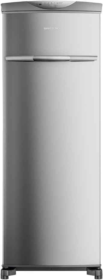 Freezer Vertical Brastemp Flex Frost Free 228L BVR28NK de inox