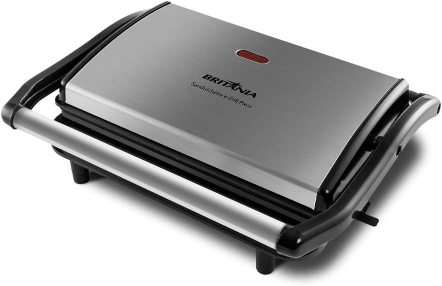Grill Elétrico Britânia Press para sanduíches e grelhados