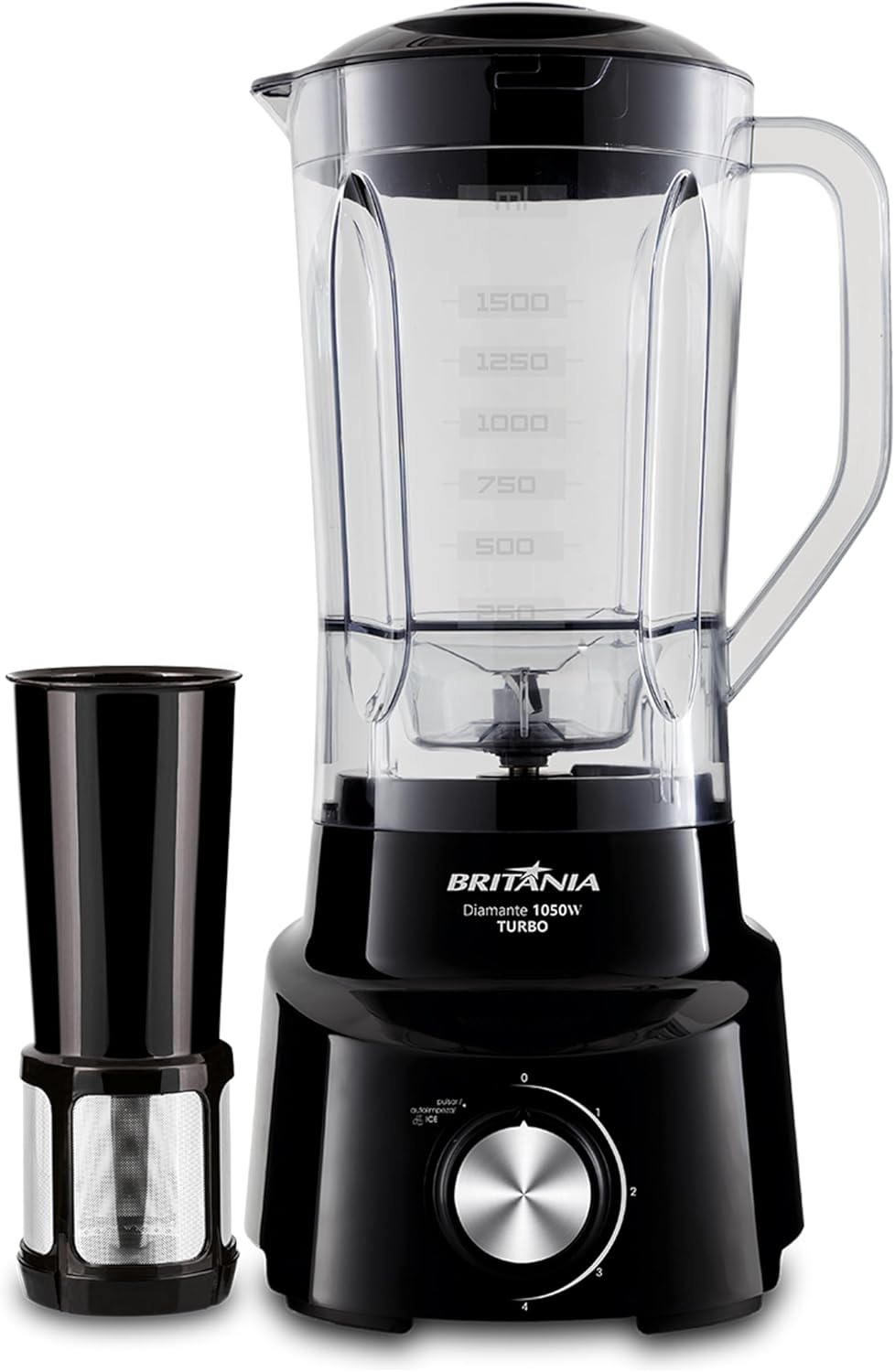 Liquidificador Britânia Diamante Preto 900W
