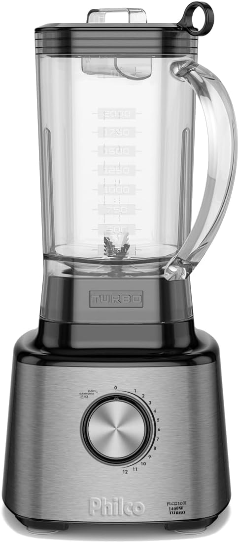Liquidificador Philco 12+ Turbo 3 L 1200W PLQ2100PI