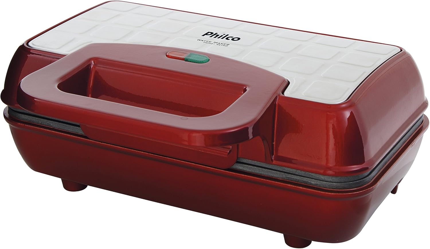 Máquina de Waffle Philco Retrô PWM01 vermelha