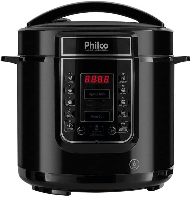 Melhor Panela de Pressão Elétrica Philco Digital 6L PPP01P