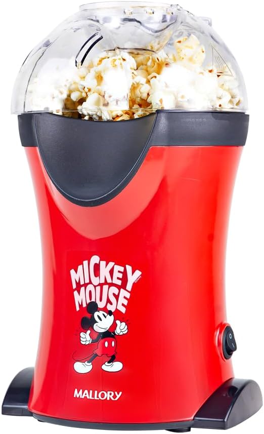 Pipoqueira Elétrica Mallory Disney Mickey em vermelho