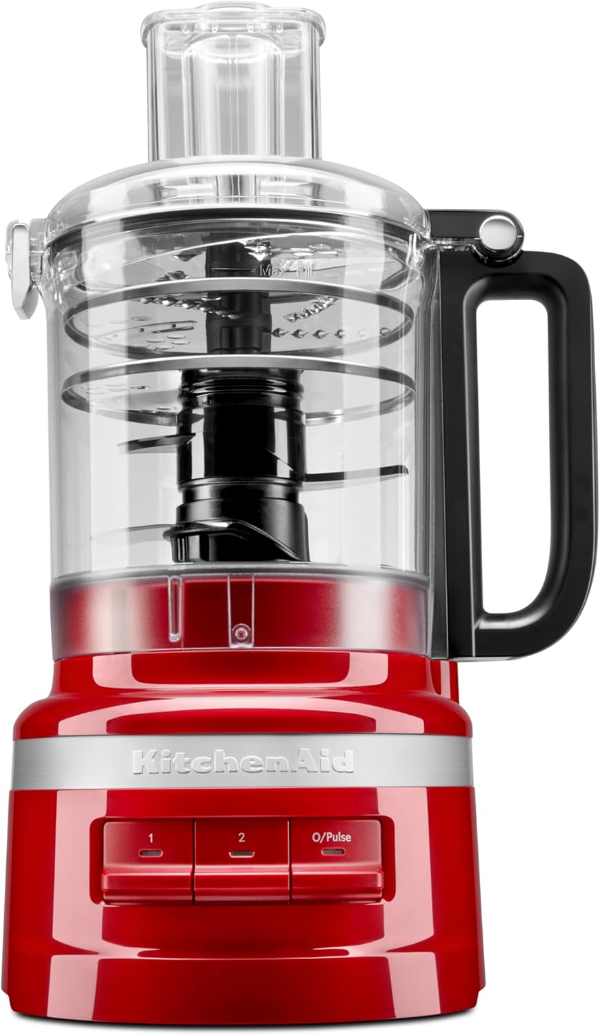 Processador de alimentos KitchenAid Empire Red em destaque