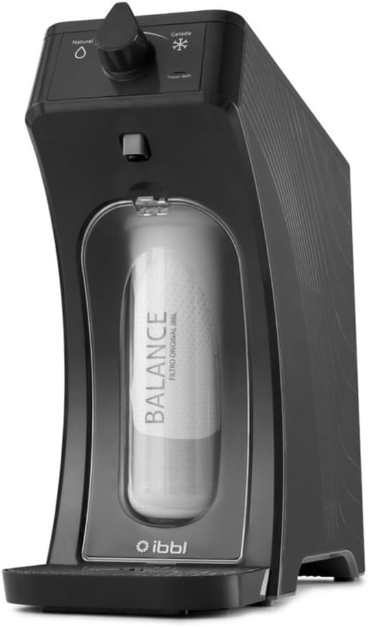 Purificador IBBL E-Due Equilibrium grafite visto de frente